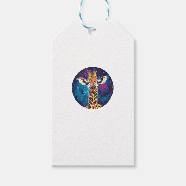 Cosmic Giraffe Universe Äventyr Presentetikett (Framsidan)