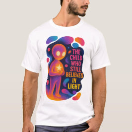 Cosmic Glow Character & Inspirational Art T Shirt