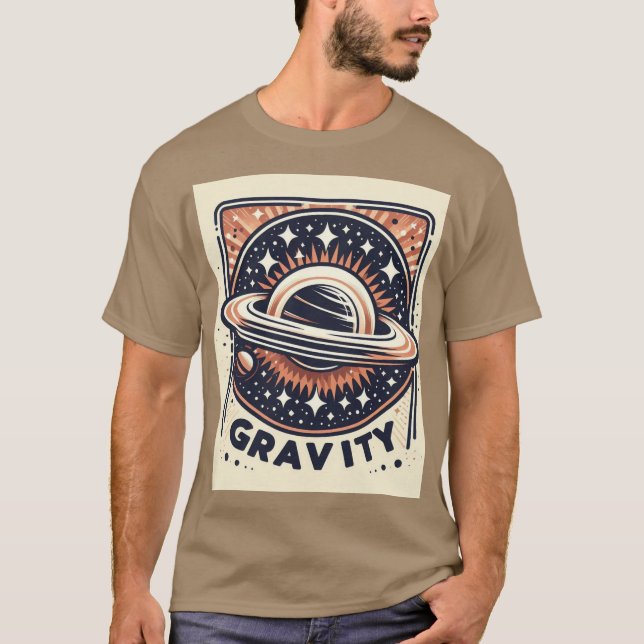 Cosmic Gravity Emblem Tee (Framsida)