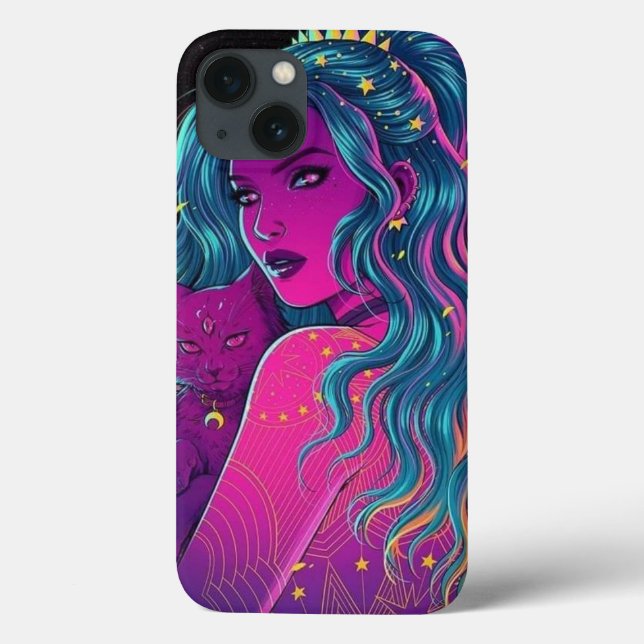 "Cosmic Grily Anpassade Phone Case - Durable & & (Baksida)