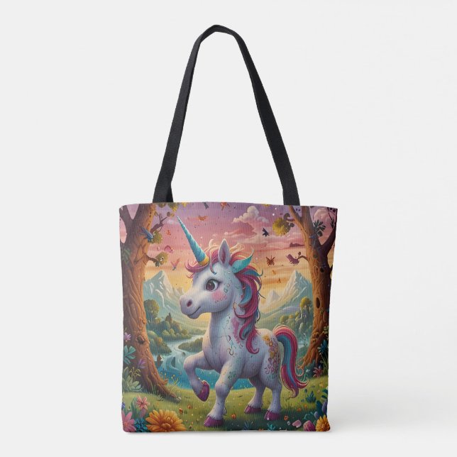 Cosmic Guardian Unicorn  Tygkasse (Baksida)