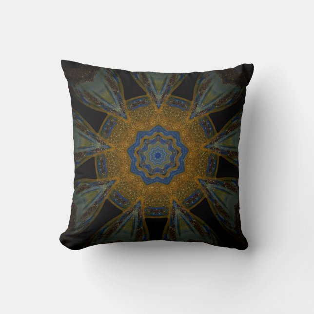 Cosmic Guld Pillow Kudde (Framsida)