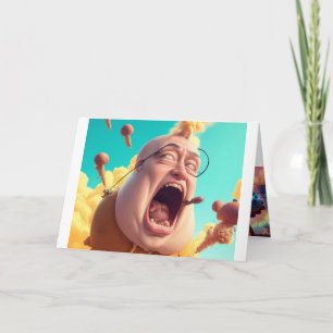 Cosmic Hälsning från Farting Weirdo-Utomjordingarn Kort
