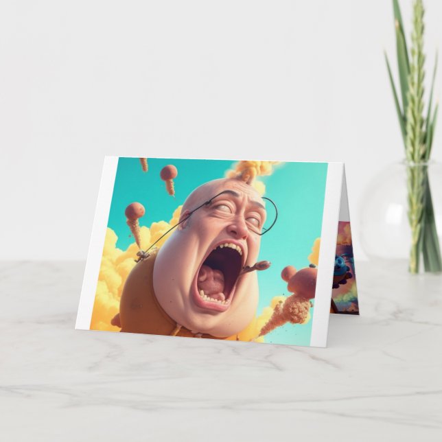 Cosmic Hälsning från Farting Weirdo-Utomjordingarn Kort (Framsida)