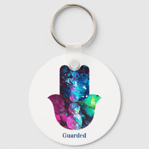 Cosmic Hamsa Nyckelring