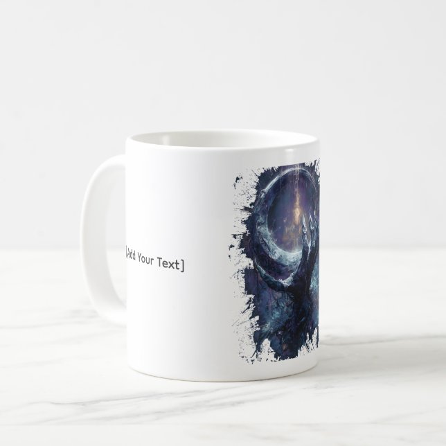 Cosmic Hand Dark Fantasy Kaffemugg (Framsida vänster)