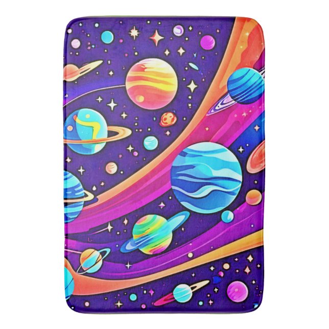 Cosmic Harmony Art Badrumsmatta (Framsidan (Vertikal))