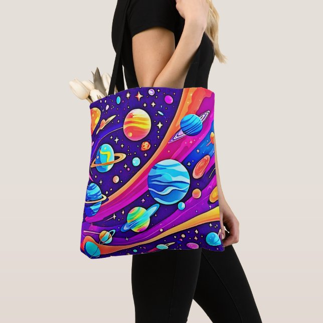Cosmic Harmony Art Tygkasse (Närbild)