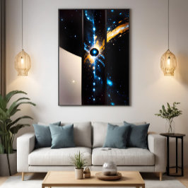 Cosmic Harmony Canvastryck