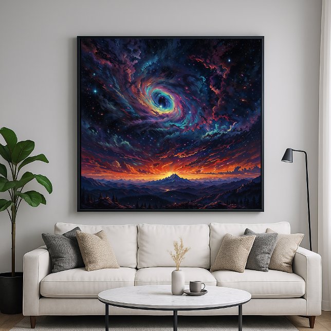 Cosmic Himmel - Cosmic Illustration Stil Poster (Skapare uppladdad)
