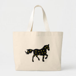 Cosmic Horse Sign Tote Bag Jumbo Tygkasse