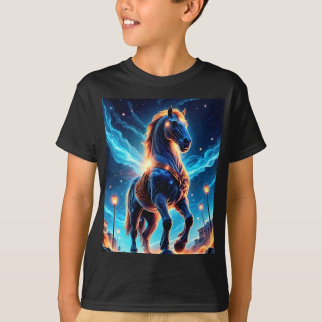 Cosmic Horse T Shirt (Framsida)