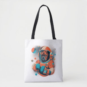 Cosmic Hund the Astronaut Boxer Tygkasse