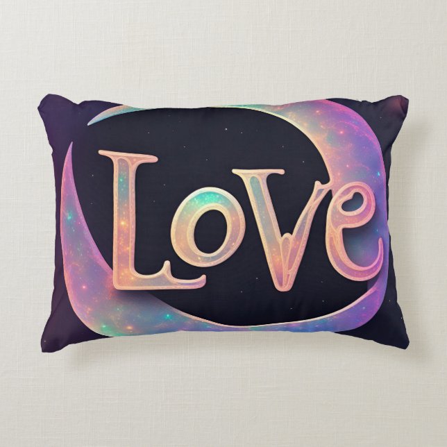 Cosmic I Kärlek You Prydnadskudde (Framsidan)