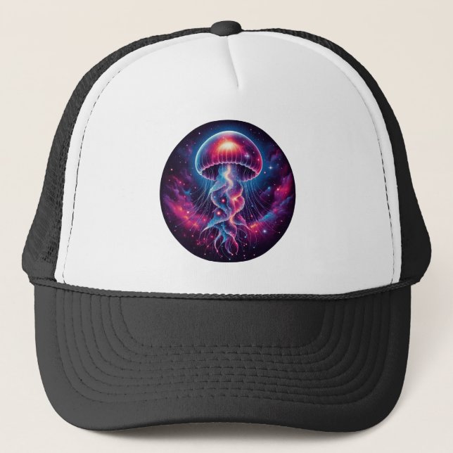 Cosmic Jellyfish Artwork Galaxy Keps (Framsida)