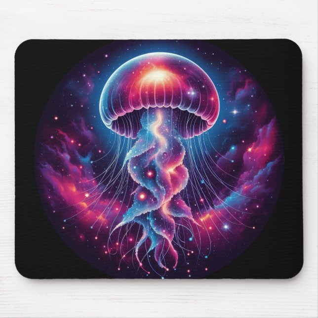 Cosmic Jellyfish Artwork Galaxy Musmatta (Framsidan)