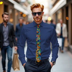 Cosmic Kaleidoscope Abstrakt Art Tie Slips