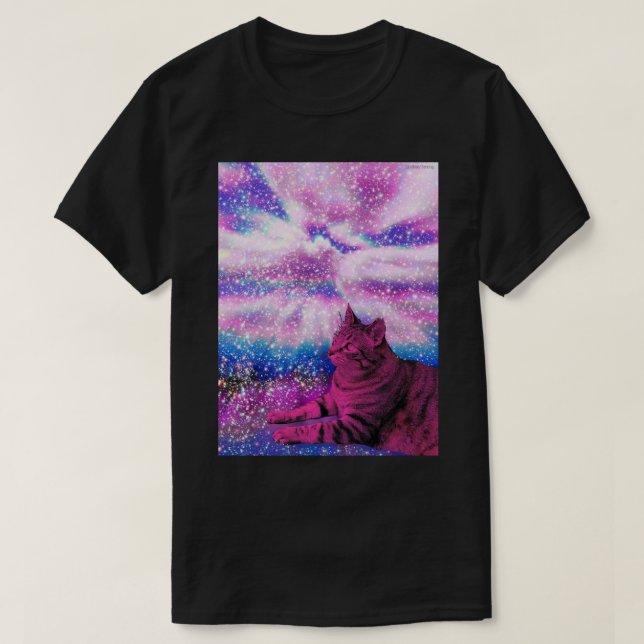 Cosmic Kattunge T-Shirt (Design framsida)