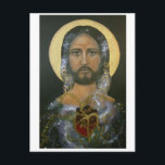 "Cosmic Kristus" (c)2015 Vykort<br><div class="desc">En del traditionell,  delvis visionär bild av allt skapande som finns i hjärtat av den kosmetiska kristen är en perfekt för bön och meditation.</div>