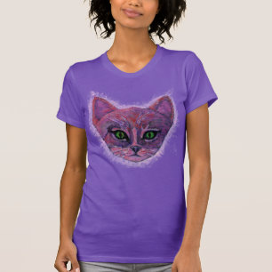 Cosmic Lila Kitten T Shirt