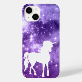 Cosmic Lila Magic Stars White Unicorn