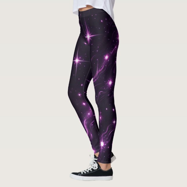 Cosmic Lila Twilight Leggings (Vänster)