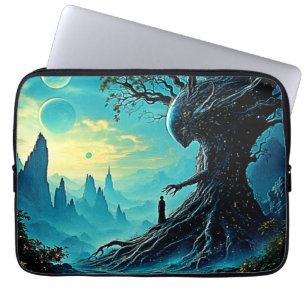 Cosmic Livets träd Fantasy Laptop Fodral
