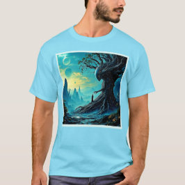 Cosmic Livets träd Fantasy T Shirt