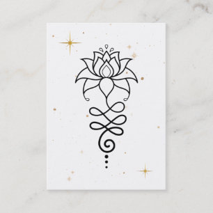 *~* Cosmic Lotus Nirvana + Helig Geometry Visitkort