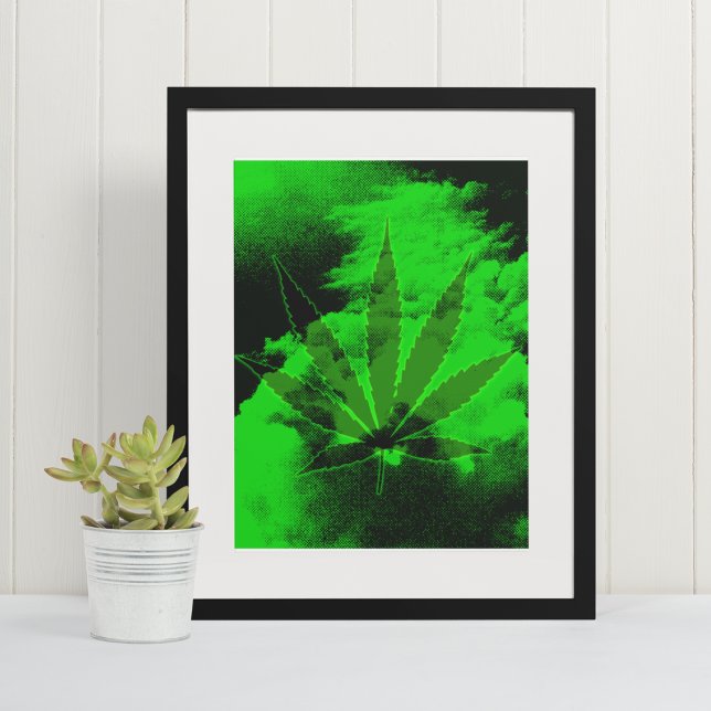 Cosmic Löv: Neon Dreamscape Poster (Skapare uppladdad)