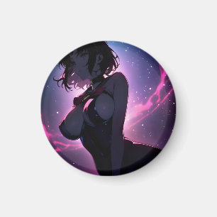 Cosmic Lunar Scout Anime Dream Magnet