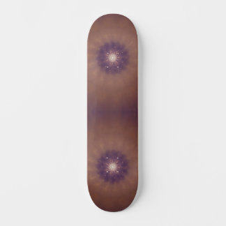 Cosmic Mandala Burst - Abstract Purple Galaxy Art Mini Skateboard Bräda 18,5 Cm