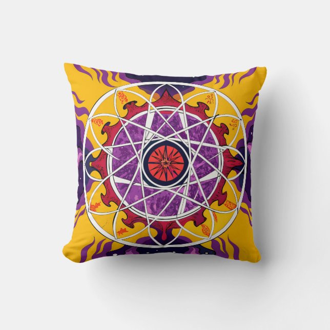 Cosmic Mandala Kudde (Framsida)
