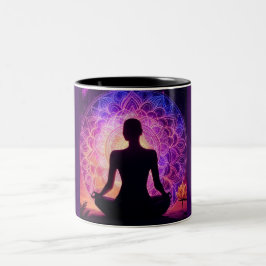 Cosmic Mandala Två-Tonad Mugg
