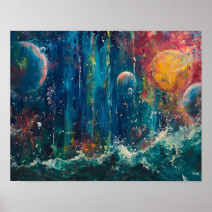Cosmic Marina: Celestialhavets symfoni Poster