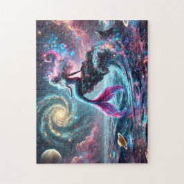 Cosmic Mermaid Fantasy Celestial Pussel