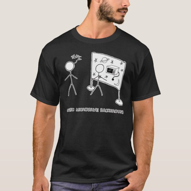 Cosmic Microwave Background T Shirt (Framsida)
