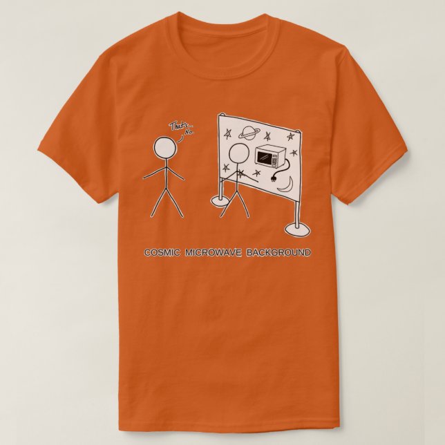 Cosmic Microwave-bakgrund T Shirt (Design framsida)