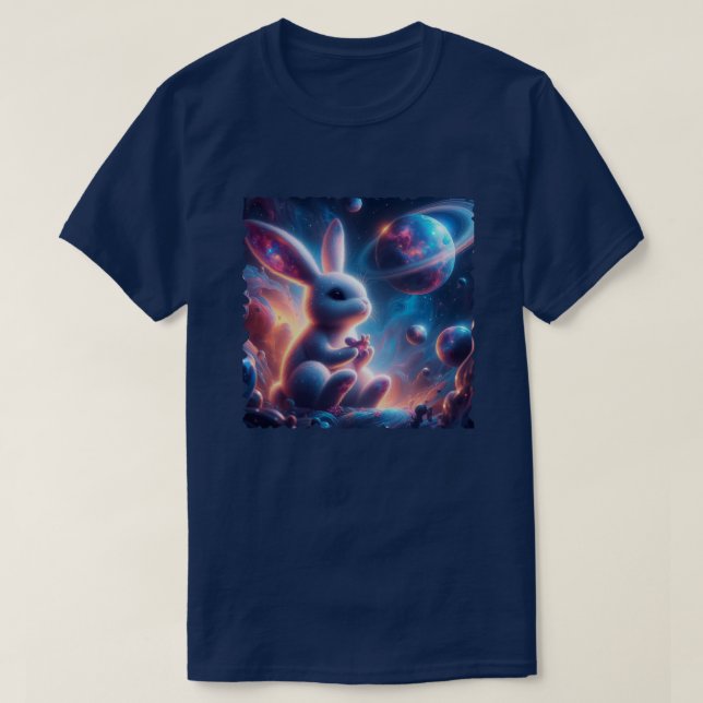Cosmic Mood: Galaxy Animals Tshirt #2 T Shirt (Design framsida)