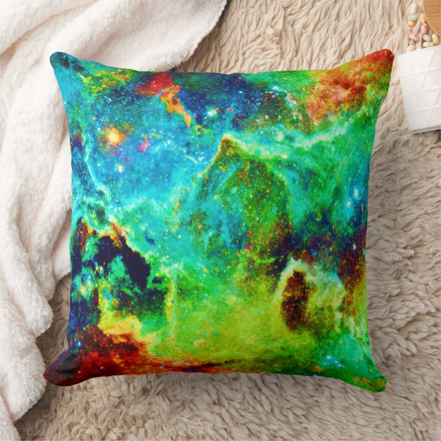 Cosmic Nebula Cloud Art Kudde (Filt)