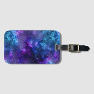 Cosmic Nebula Galaxy Rymden Bagagebricka