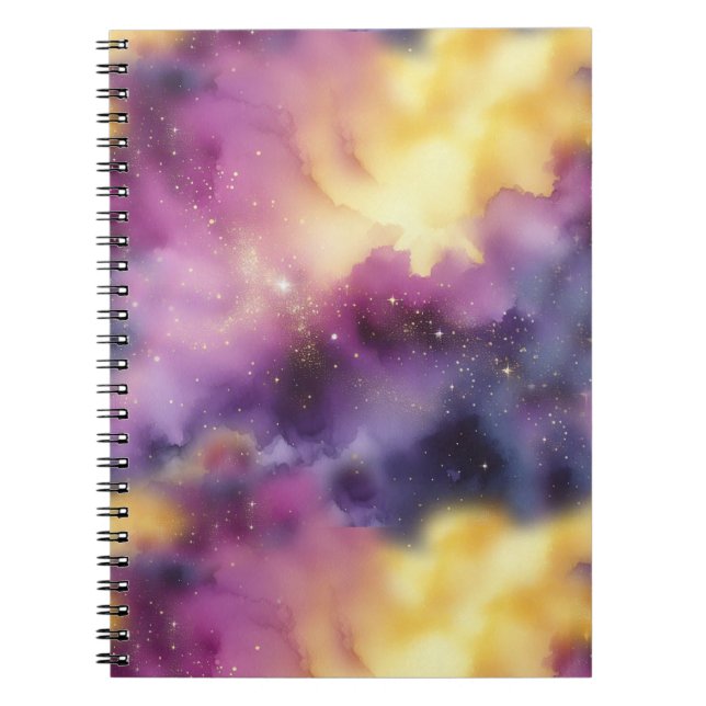 Cosmic Nebula Symphony Anteckningsbok (Framsidan)