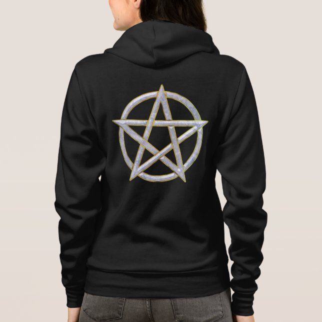 Cosmic Nexus: Marble Pentagram T Shirt (Baksida)