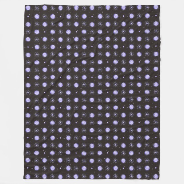 Cosmic Night Sky Fleece Blanket for Cozy Comfort (Framsidan)