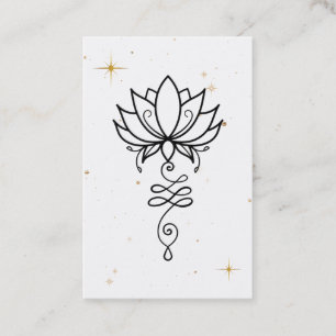 *~* Cosmic Nirvana Helig Geometry Lotus Business Visitkort