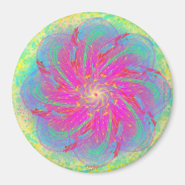 Cosmic Oasis efter Power Flower Magnet (Framsidan)