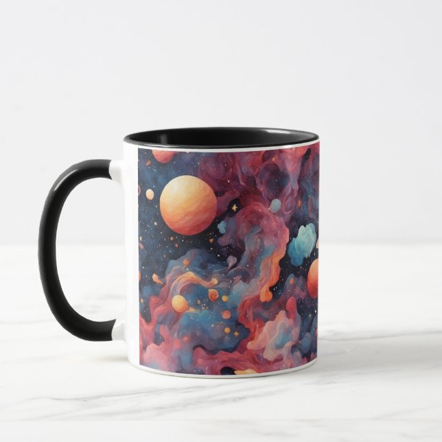 Cosmic Odyssey: Etheral Nebula Galaxy Mugg (Vänster)