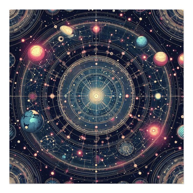 Cosmic Odyssey Fototryck (Framsidan)