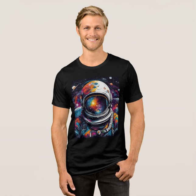 Cosmic Odyssey - Känn universum inom dig! T Shirt (Framsida Full)