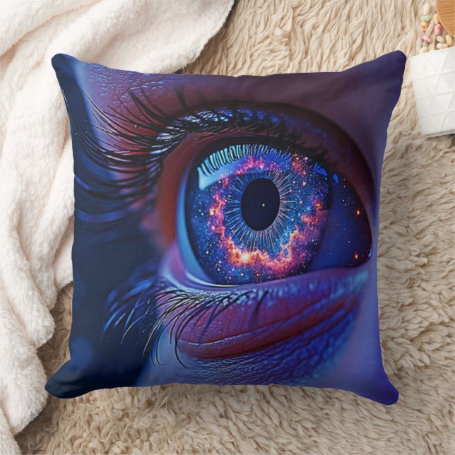 Cosmic Öga Starlight Gaze Kudde (Filt)